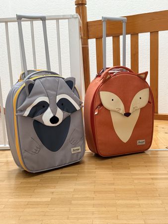 Kinder Koffer Fuchs und Waschbär Samsonite