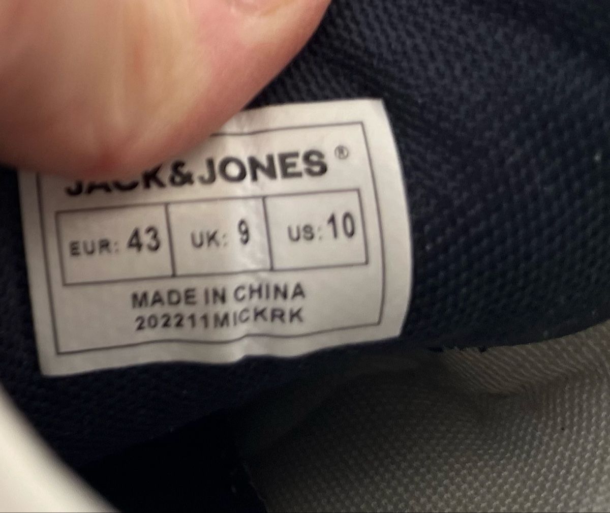 Scarpe da uomo: JACK & JONES Sneaker, Gr. 43 – Usato da Zollikerberg venduto da elbamania 4