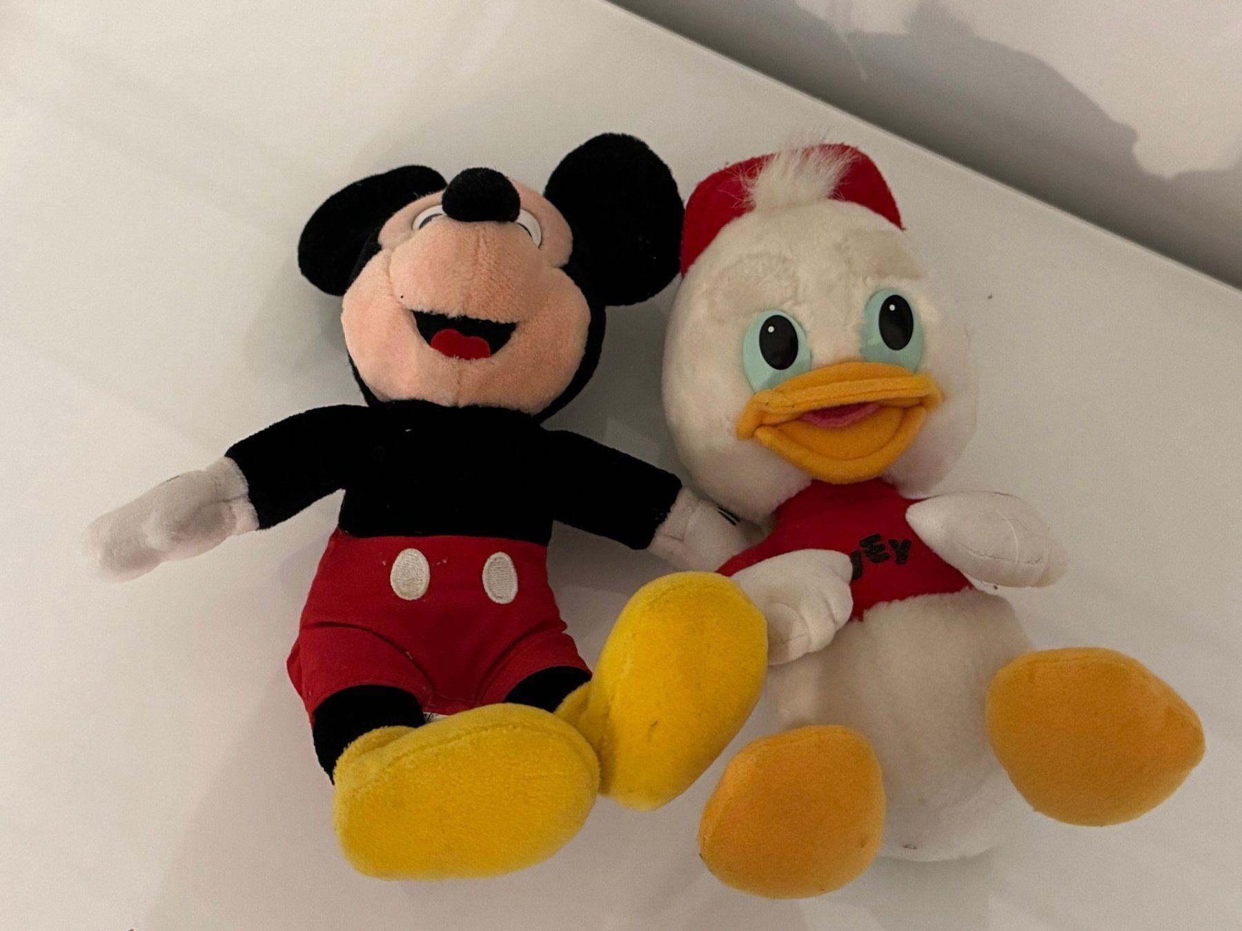 Disney Giocattoli: Mickey Mouse & Donald Duck Neffe Tick - Plüschtier Set – Usato da Uhwiesen venduto da mic_kd6g 3