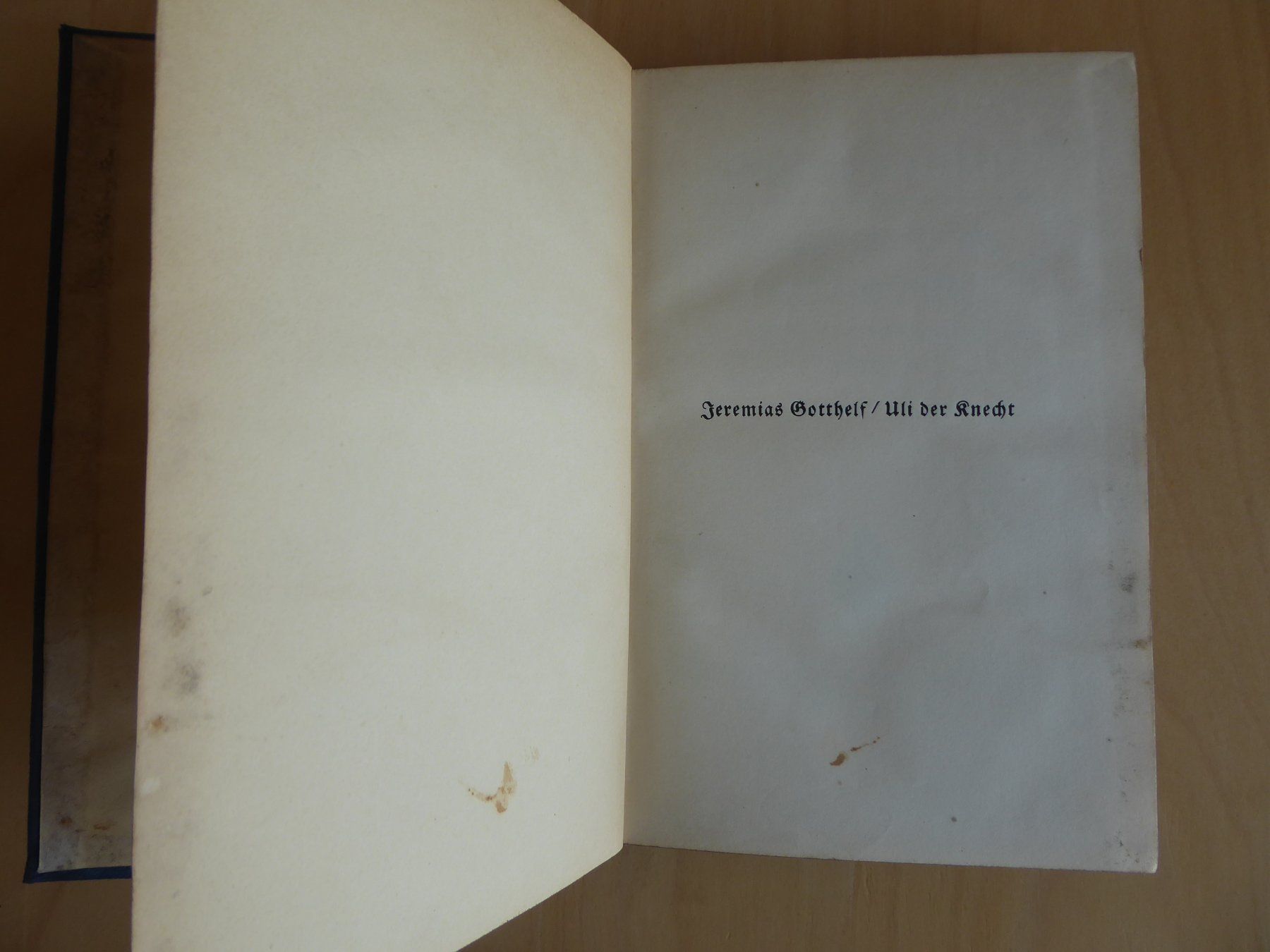 Libri: Jeremias Gotthelf Uli der Knecht – Usato da Aadorf venduto da Dragonfisch 3