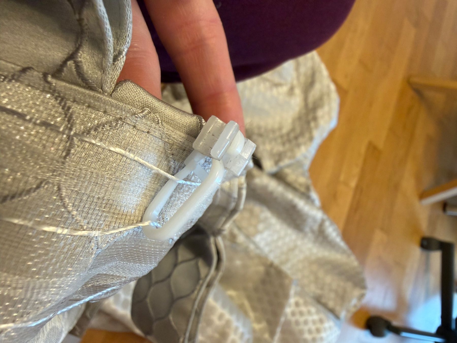Tende: Nachtvorhänge mit Muster über 2m lang, grau – Usato da Chur venduto da Caroline__ 6