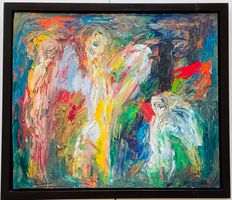 2009 Eugen Bollin " Frauen " Gemälde Werk Verkauf von Privat