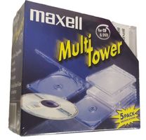 Maxell Multi Tower für CD & DVD 5er Pack Archivsystem (OVP)