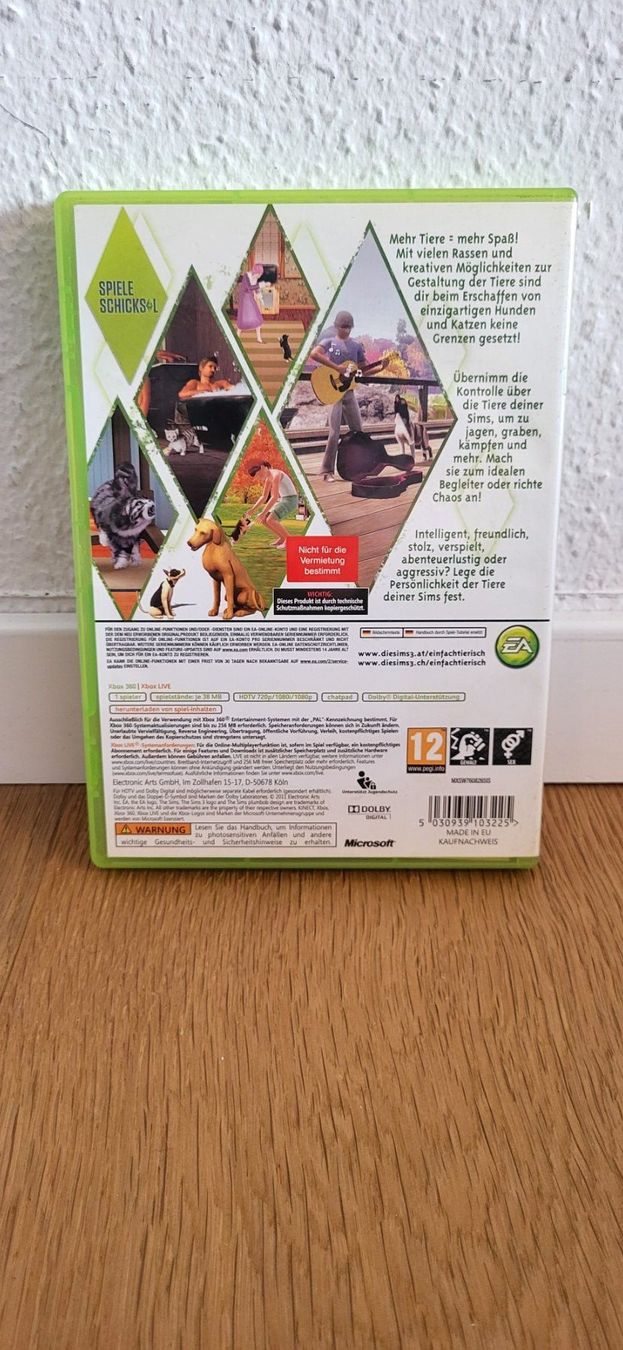 Microsoft Giochi: Xbox 360 - Die Sims 3 Einfach Tierisch – Usato da Münsingen venduto da DigitaleSpielecke 1
