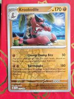 Krookodile - Pokemon Reverse Holo Scarlet Violet Base