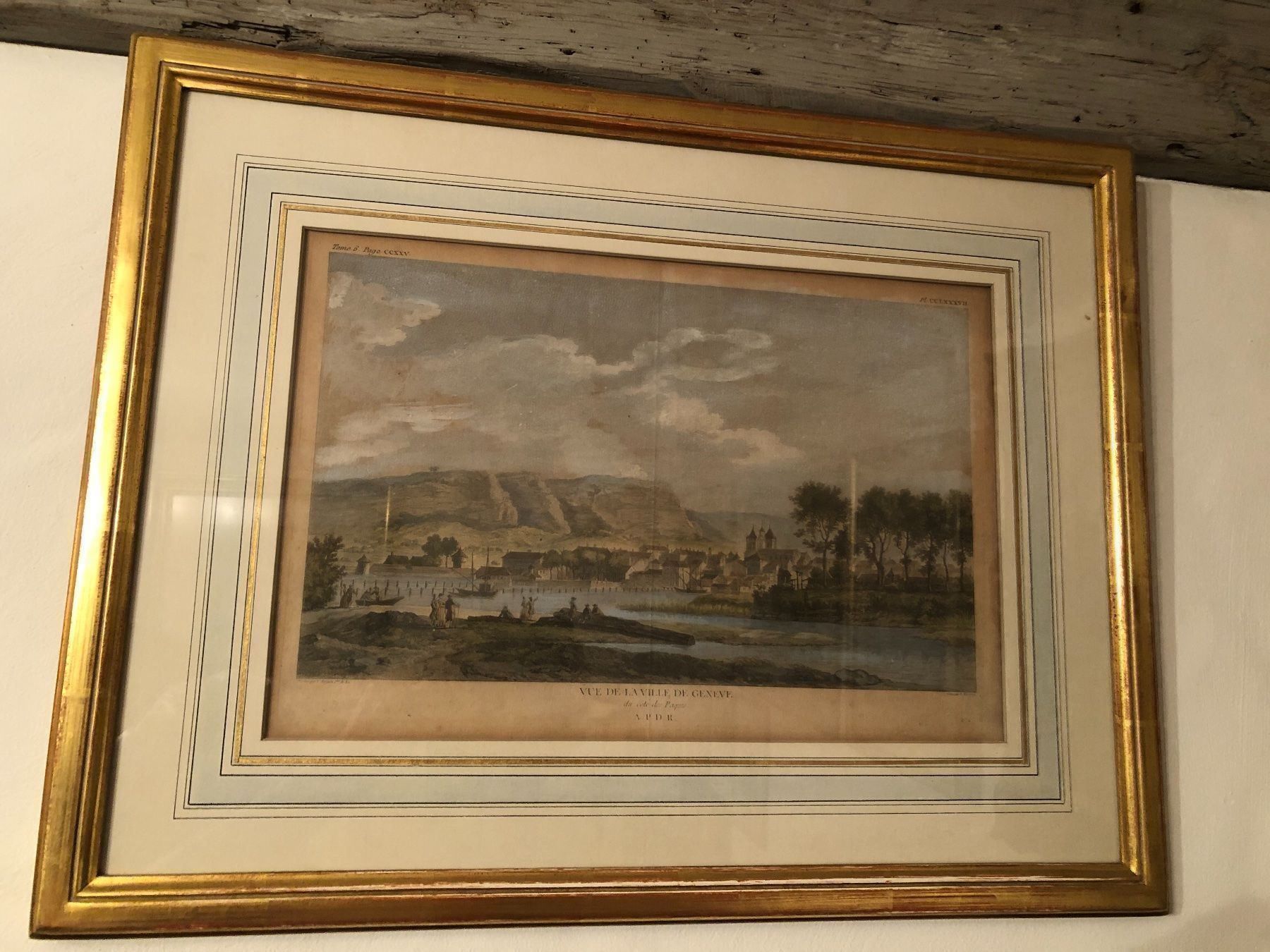 Poster & Bilder: N.PERIGNON. Vue de la ville de GENEVE. – Gebraucht aus Wald ZH von mlnt 1