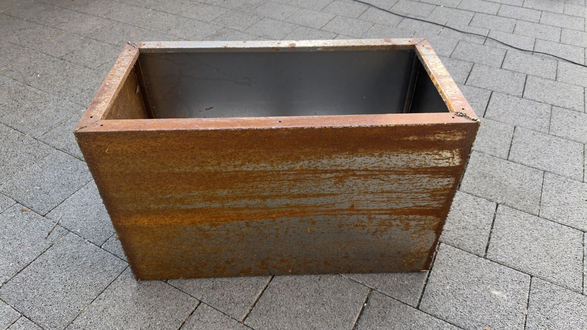 Vasi per fiori: Pflantztopf aus Cortenstal – Usato da Thunstetten venduto da Specht71 2