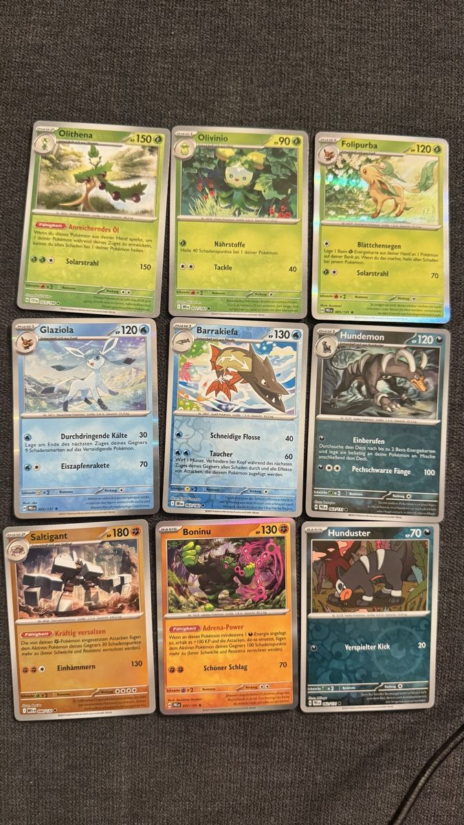 Pokémon Sammelbilder & Trading cards: Pokemon Karten Set, Top Zustand, Holo Set – Gebraucht aus Dietlikon von abd_7qwy