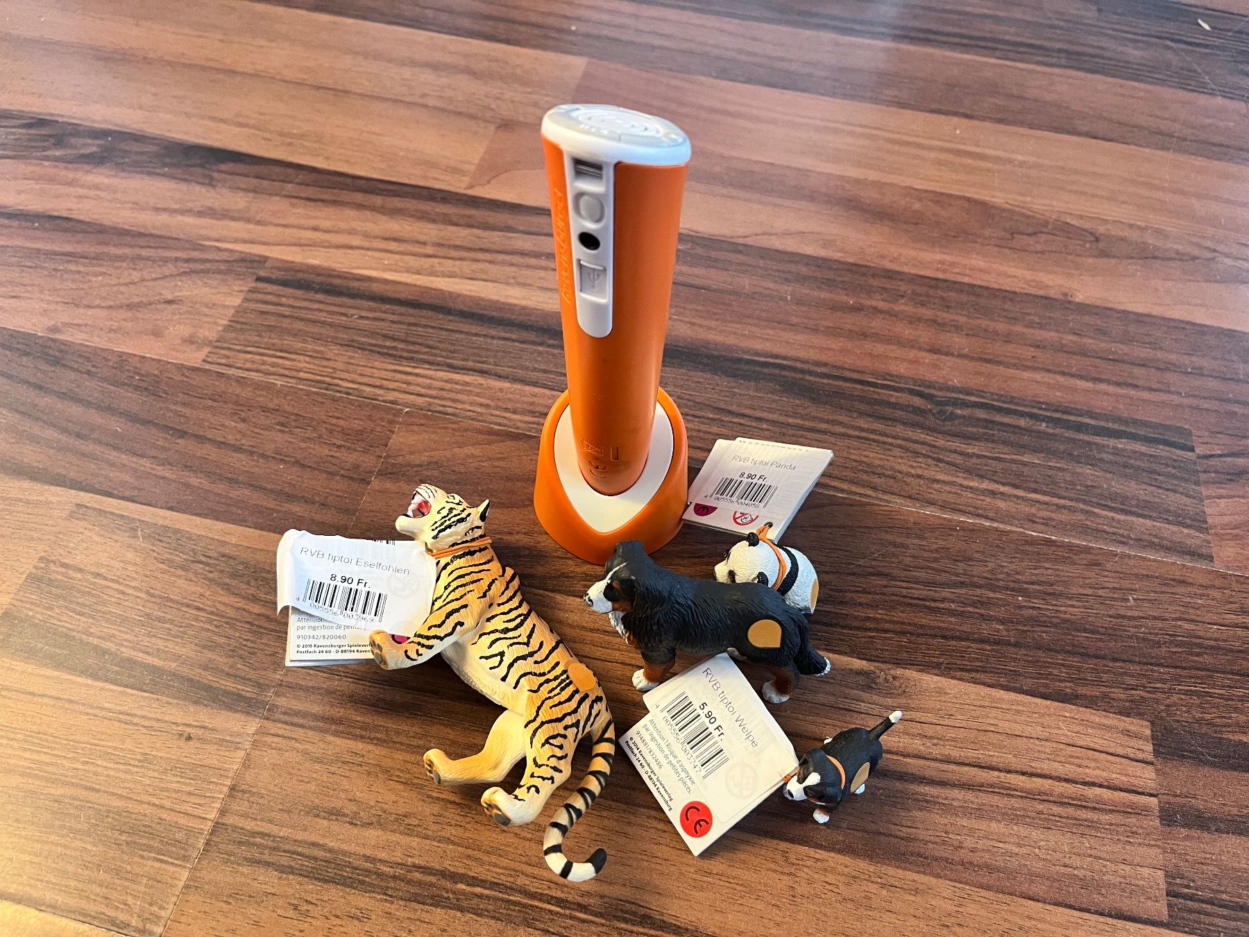 Tiptoi Giocattoli: 4 TipToi Tiere (inkl. TipToi-Stift gratis dazu!) – Usato da Zollikofen venduto da Lukimann