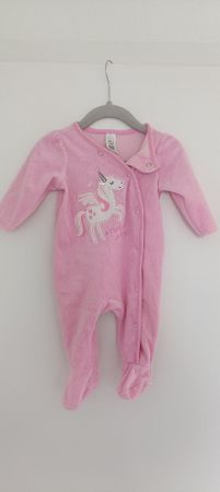 Baby Club Nicki Einhorn Pyjama, Gr. 68, Rosa, Top Zustand!
