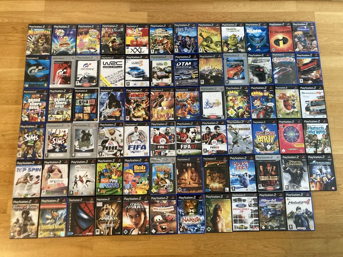 Sony Spiele: Ps2 - Grosse Ps2 Spiele Sammlung  – Gebraucht aus Anglikon von papa701