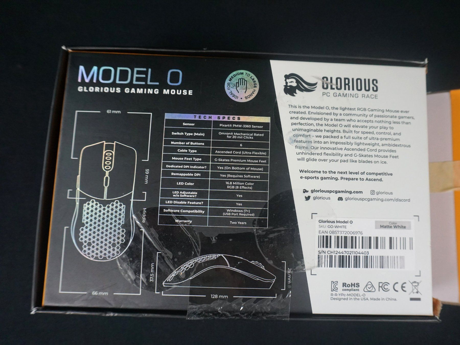 Mouse: Glorious PC Gaming Maus – Usato da Pratteln venduto da Restwert_Pratteln 3