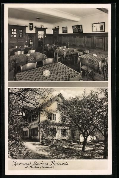 Ansichtskarten: Baden /Schweiz, Restaurant Jägerhaus He – Gebraucht aus Berlin von bartko-reher