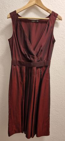 Mexx Cocktailkleid Gr. 40 – Bordeaux/Schwarz, wie neu