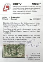 Sehr Seltene UPU Znr. 77Bc.3.02 mit Attest !!!