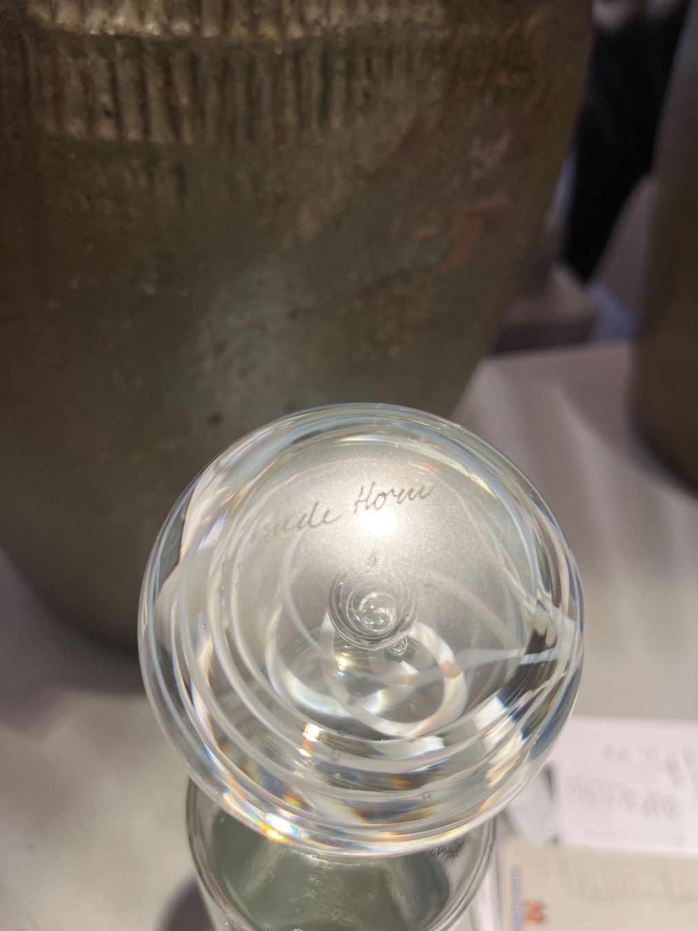 Alle Dekorationen: Glasobjekt Glaskugel Willem Heesen, Studio de Oude Horn 80er – Gebraucht aus Wald ZH von mo-zart 3