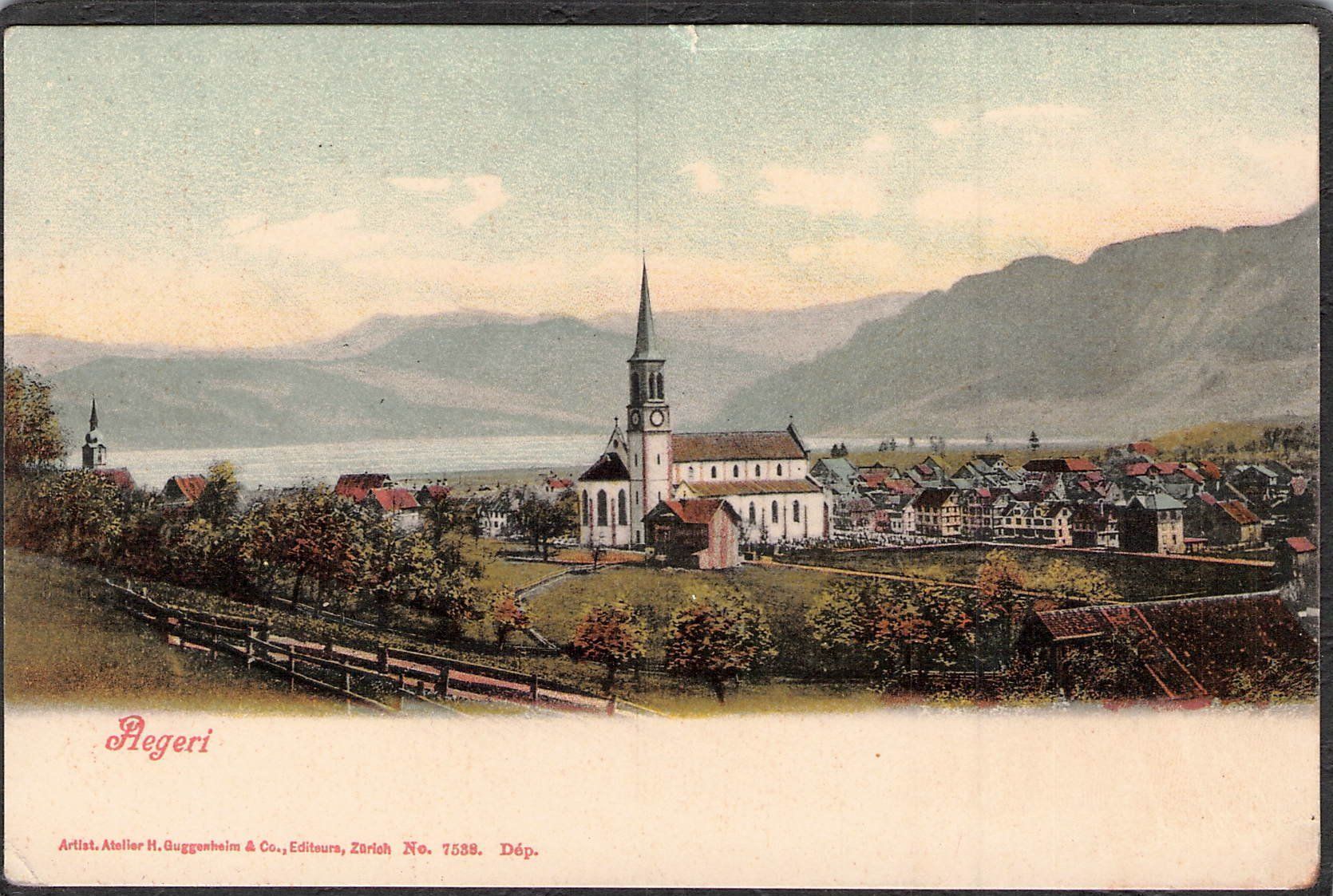 Cartoline postali: ^Aegeri ZG – Usato da Reichenburg venduto da Pipo-67
