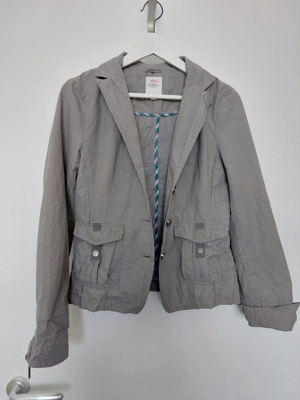 S.Oliver Giacche: Jacke s'Oliver Gr. 40 mit Kapuze – Usato da Beckenried venduto da Anmu1