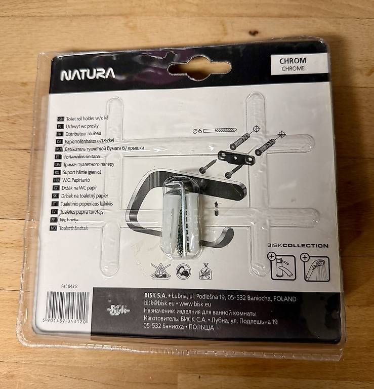Supporti a parete: Toilettenpapierhalter  BISK NATURA – Usato da Witterswil venduto da faidel 1