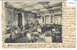 Luzern - Gruss aus dem Hotel Schweizerhof - Hall