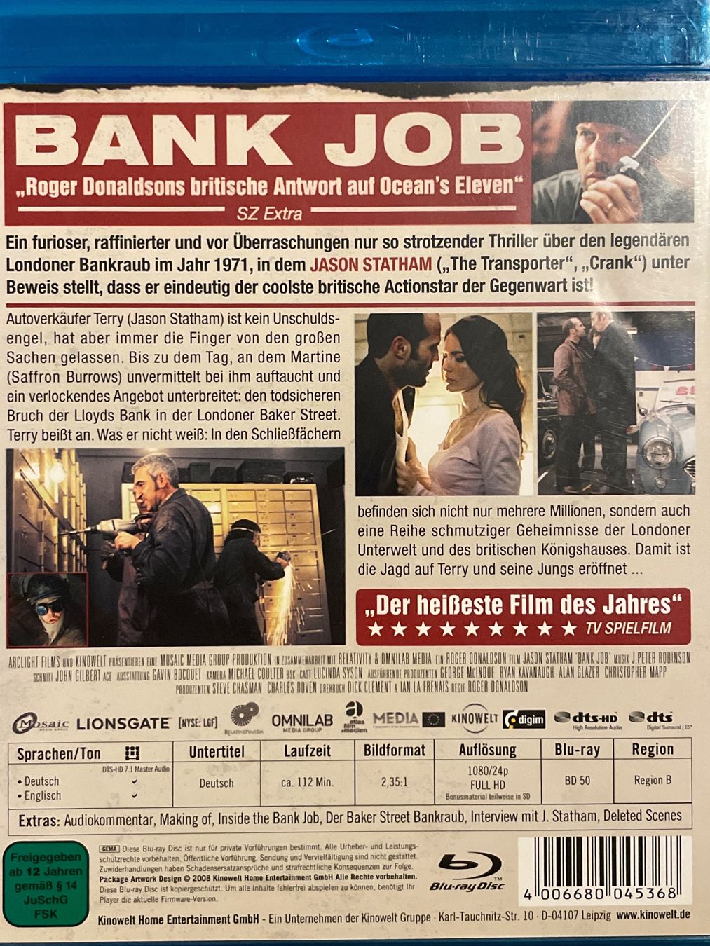 Tutti i DVDs: Bank Job  (2008) – Usato da Waldenburg venduto da Gonzo8 1