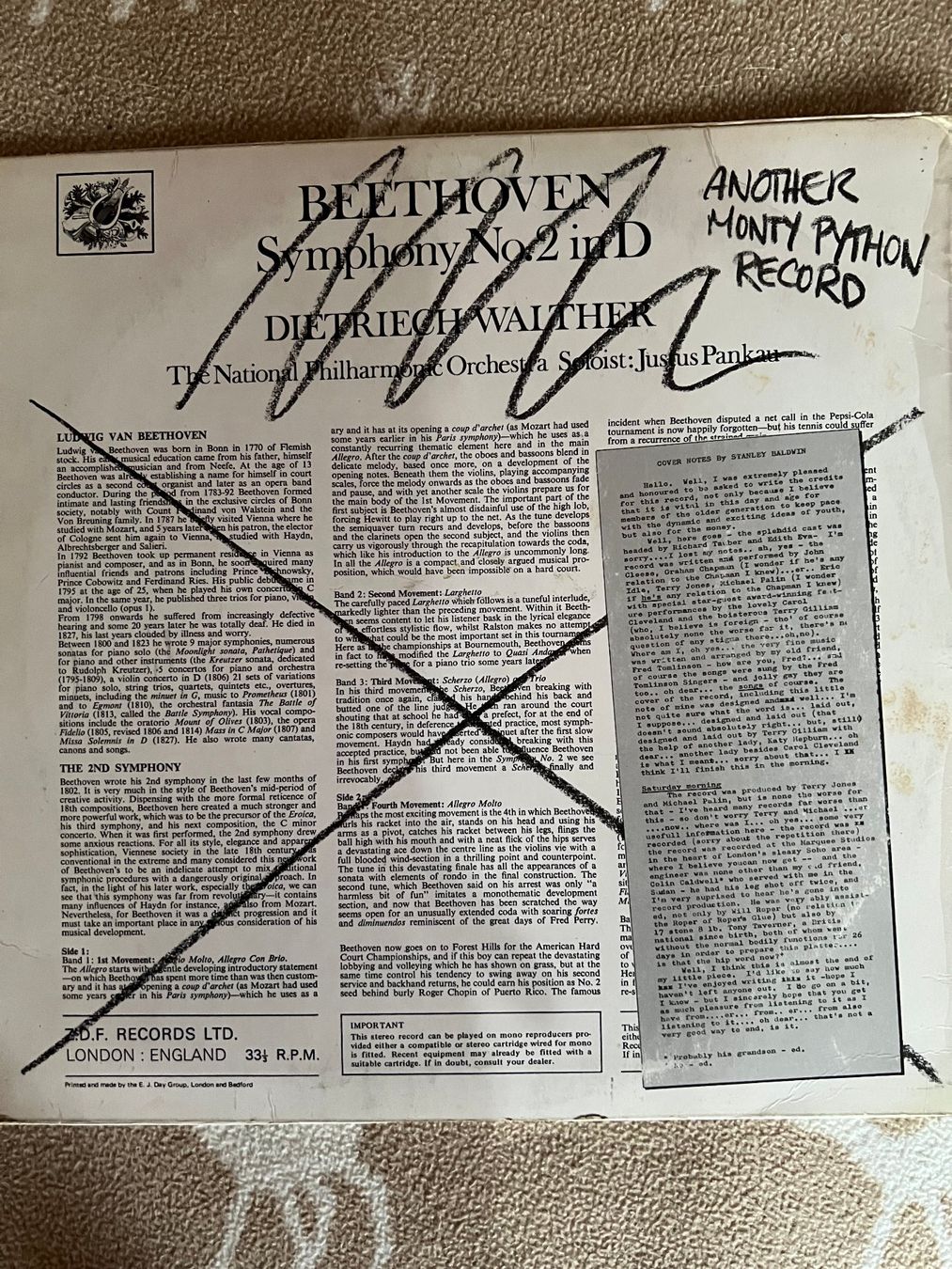 Dischi in vinile: Monty Python Another – Usato da Leysin venduto da velatara 1