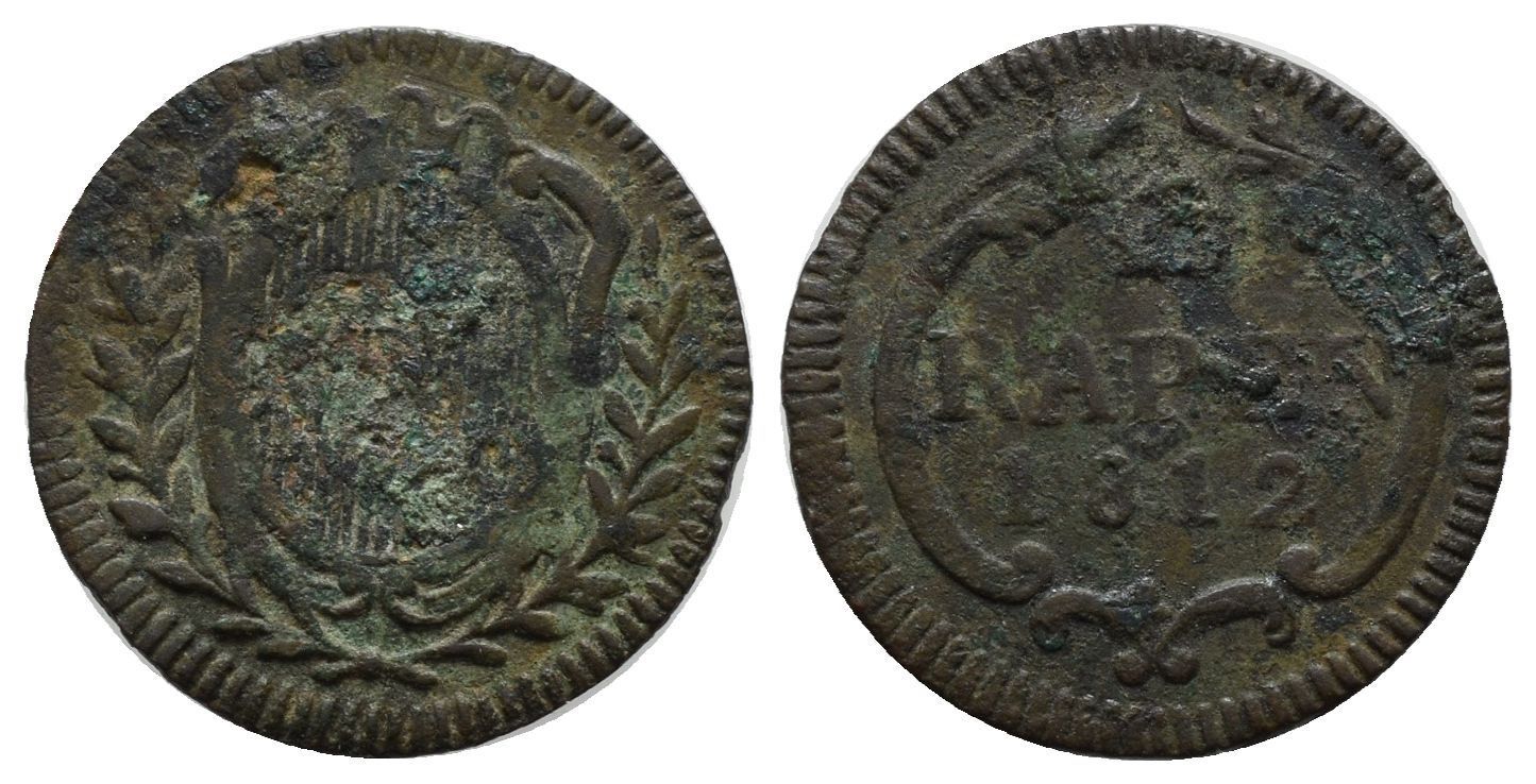 Tutti le monete: Schwyz Rappen 1812  /2211 – Usato da Trimbach venduto da Solothurn1