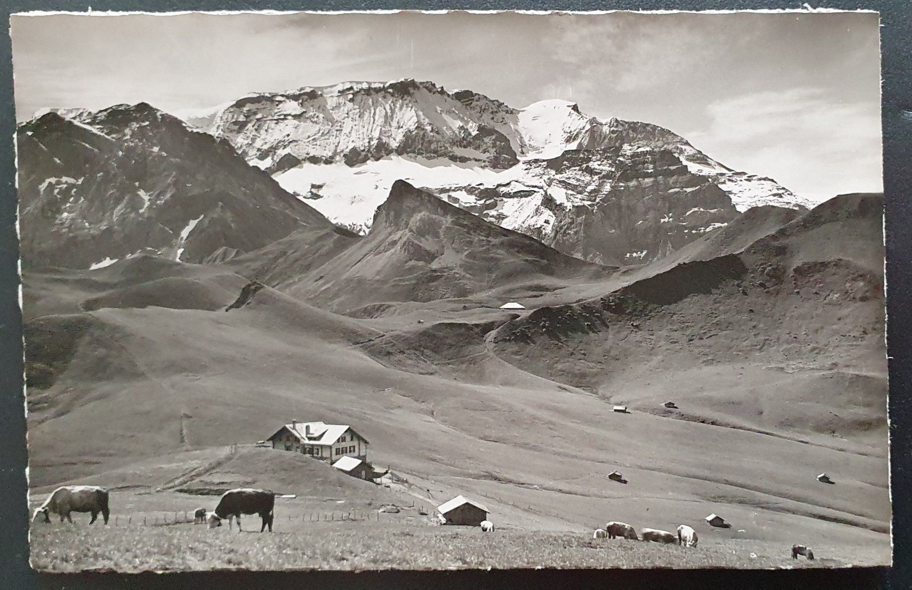 Cartoline postali: 2 Ansichtskarte Hahnenmoos-Pass 1945/47 – Usato da Kreuzlingen venduto da Rschweiz1 3