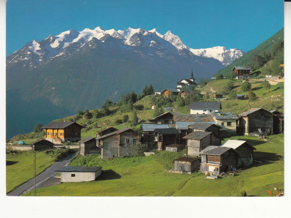 Cartoline postali: Zeneggen 1988 – Usato da Bürglen TG venduto da StampGraf