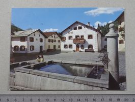 Scuol, Dorfplatz, 1981