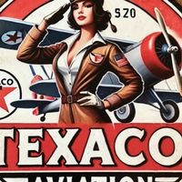 Texaco Motor Oil Aviation Blechschild - 20 CM - neu!!!