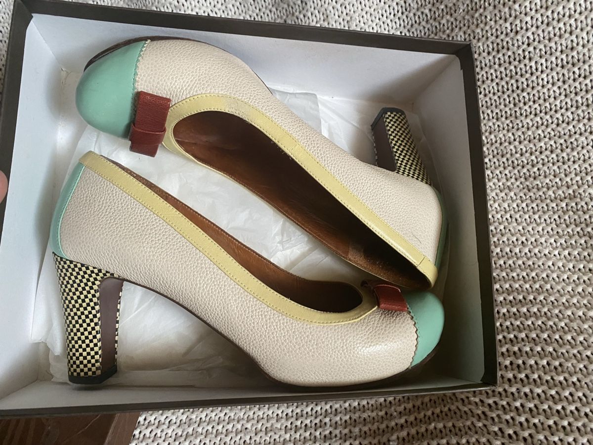Chie Mihara Scarpe da donna: Escarpins Chie Mihara 41½ cuir   – Usato da Geneve venduto da Monthoux13 3