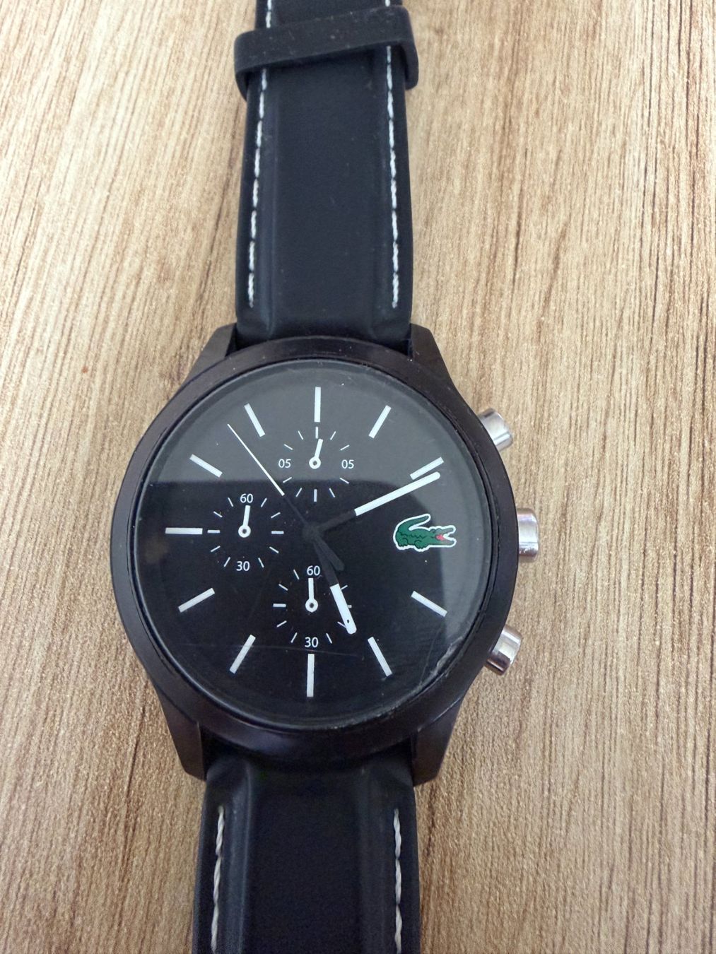 Lacoste Orologi: Gebrauchte Schwarze Lacoste Uhr – Usato da Zürich venduto da Odeono 1