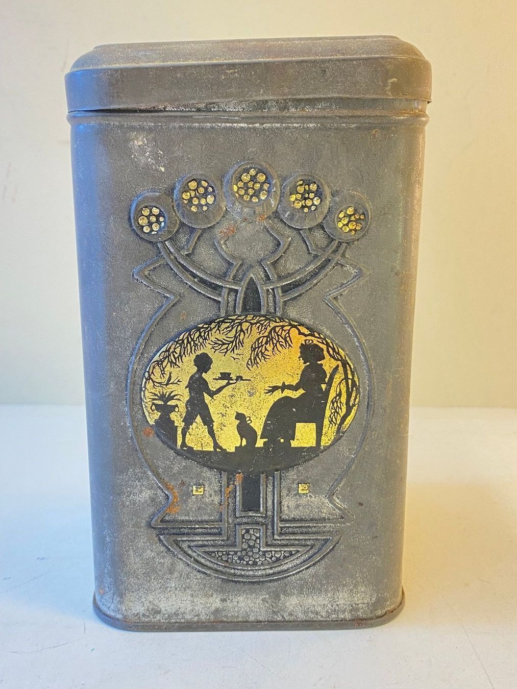Barattoli: Antike Seltene Blechdose – Usato da Schaffhausen venduto da vintageville 8