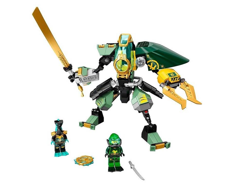 Kit di costruzioni: LEGO NINJAGO 71750 Le robot Hydro de Lloyd – Usato da Pompaples venduto da Lemmings77