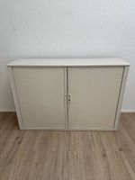 Aktenschrank weiss mit Schiebetüren und Hängeregister