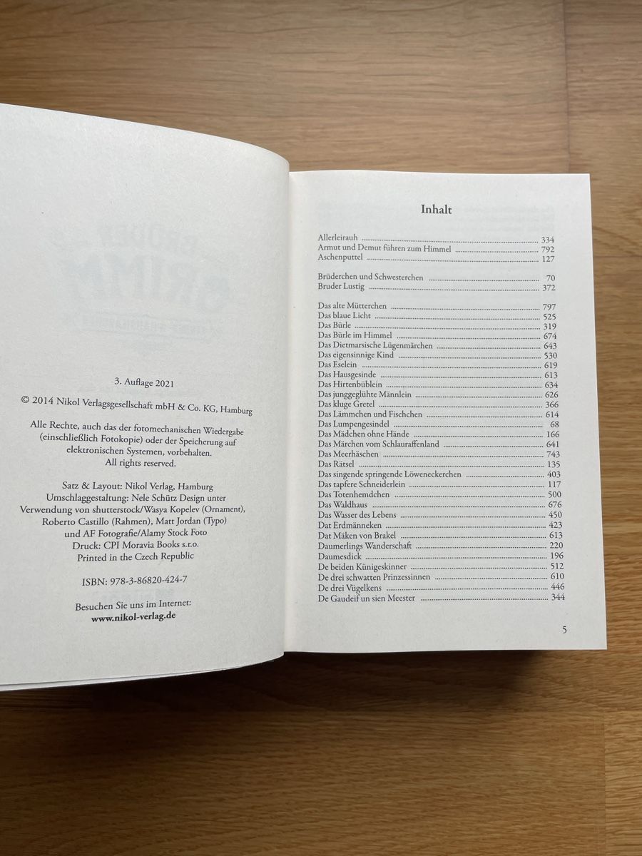 Bücher: Die Kinder- und Hausmärchen der Brüder Grimm – Neu (gemäss Beschreibung) aus Murten von bobby99777744 4