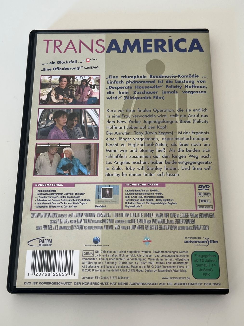 Tutti i DVDs: Transamerica DVD - Trans America – Usato da Altstätten SG venduto da sheamus 1