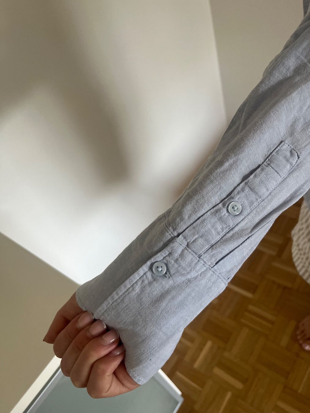 Camicette: Leinenhemd Damen Hellblau Grösse S guter Zustand – Usato da Zürich venduto da giu_j77x 4