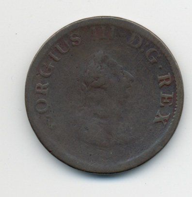 Alle Münzen: Irland Halfpenny 1805 KM#147.1 – Gebraucht aus Au SG von Zogu 1