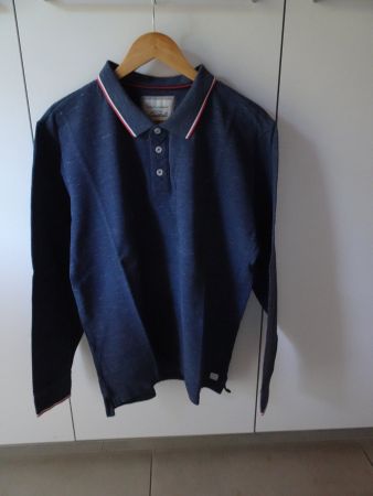 Herren Polo Langarmshirt von Essentials Gr. XL - 251216