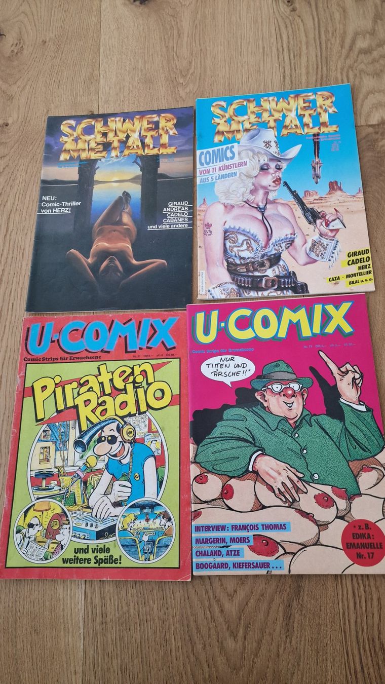 Fumetti: 4 Schwermetall, U Comix – Usato da Haag (Rheintal) venduto da tw01