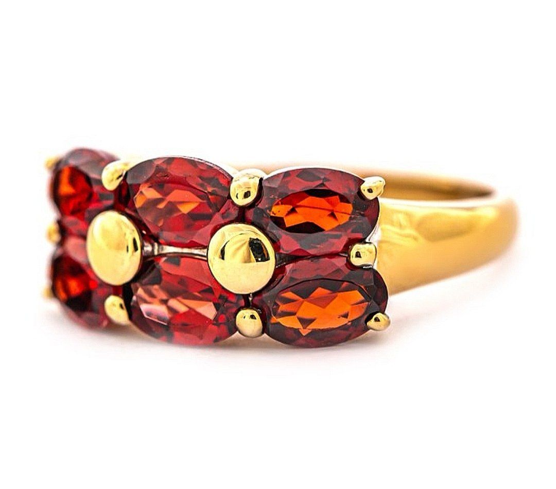 Ringe: 1.50ct Granat Ring 18k Gelbgold – Neu und originalverpackt aus Regensdorf von  2
