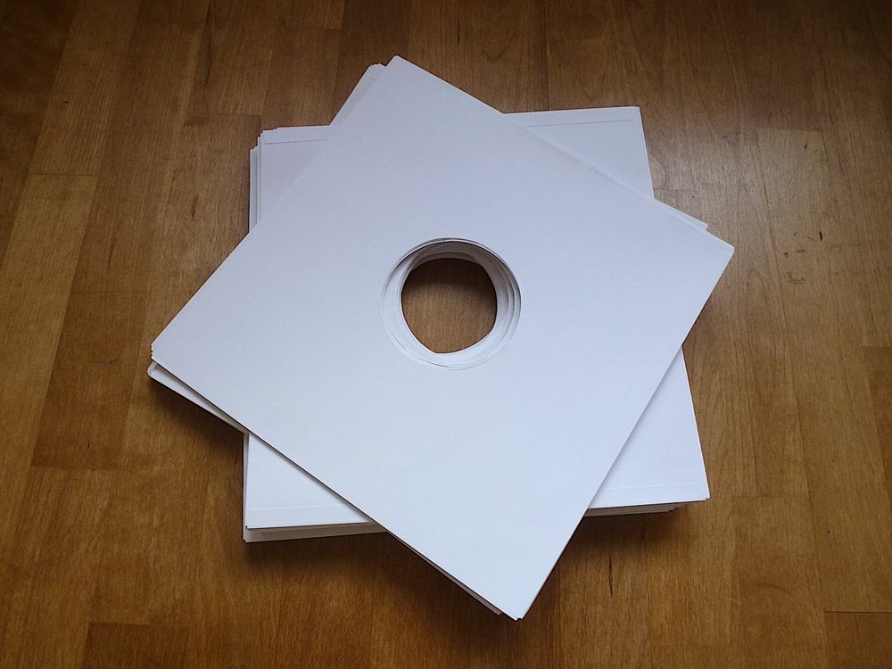 50 Schwarze Innenhüllen Für Schallplatten – 30,5 Cm, Säurefrei & Antistatisch, Für LP-Sammlungen