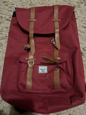 Sehr Gut erhaltener Herschel Rucksack in Bordeauxrot