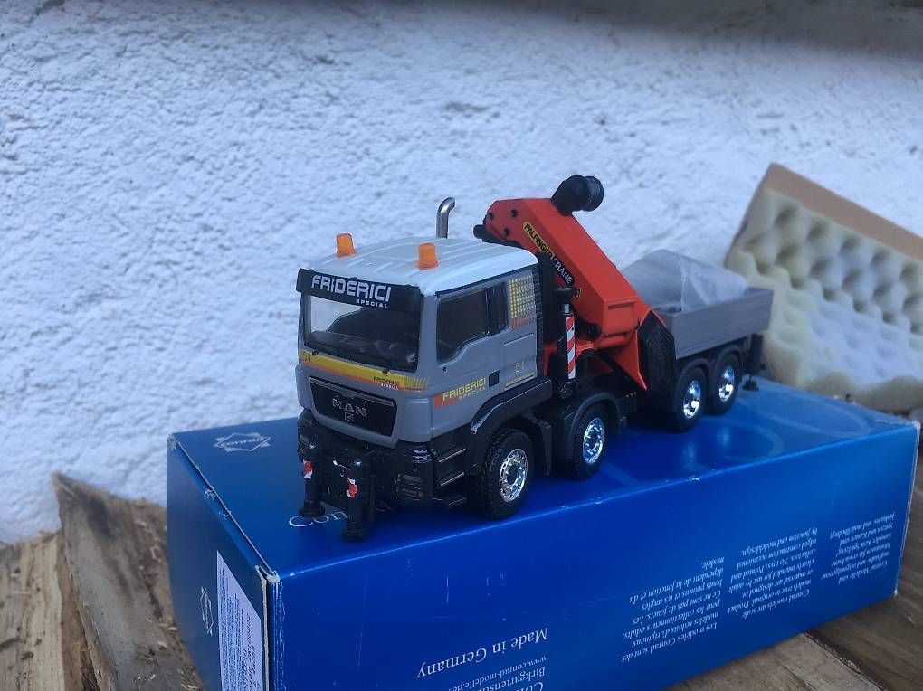 Conrad Modellbausätze & Standmodelle: MAN Friderici Conrad 1:50 – Neu und originalverpackt aus Lessoc von beletteman 1