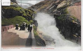 Der Reussfall in der Schöllenen - Litho
