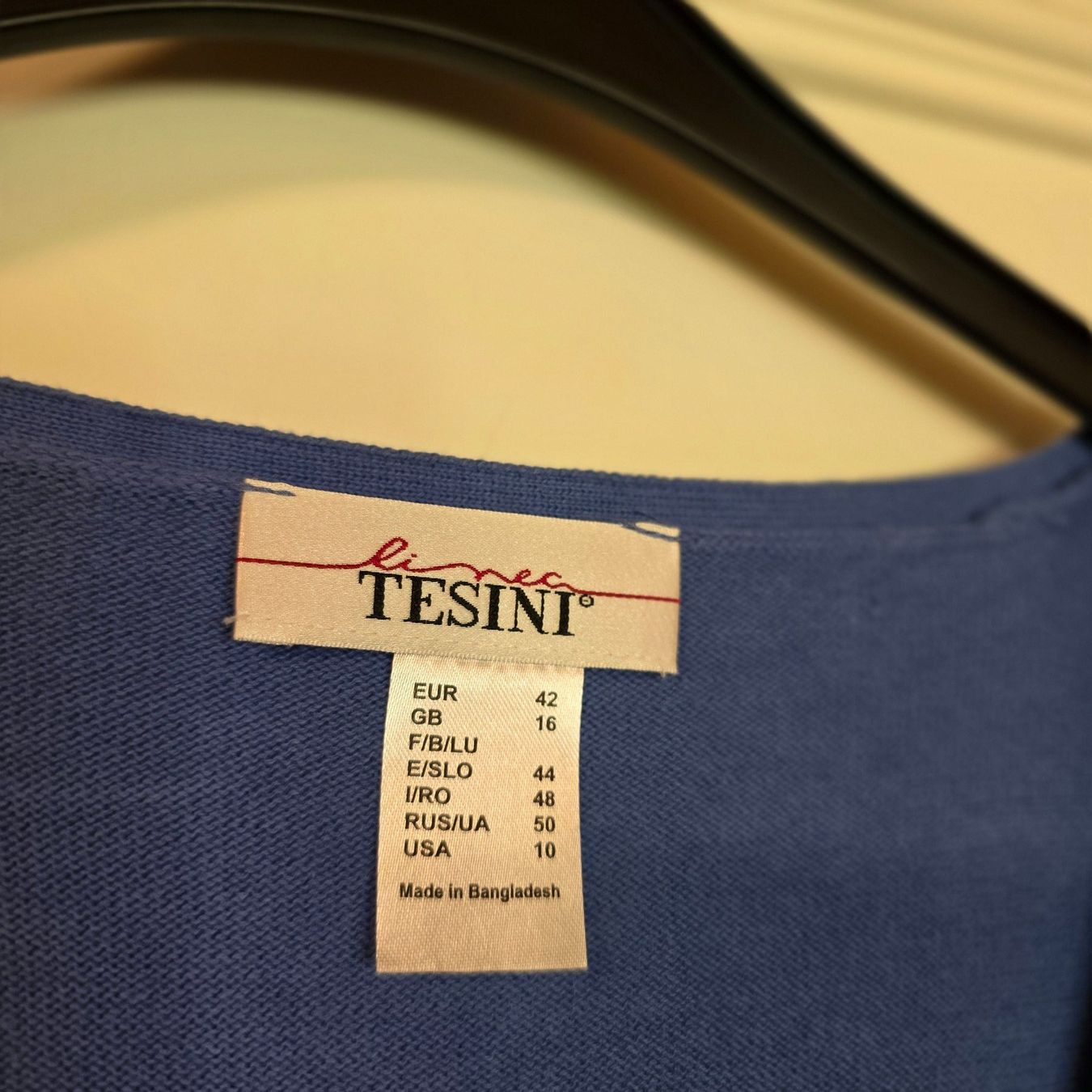 Giacche: Linea Tesini Hellblaue Feinstrickjacke, Grösse 38/40 – Usato da Wald ZH venduto da CapLux 4