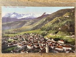 Alte Ansichtskarte Poschiavo 1920