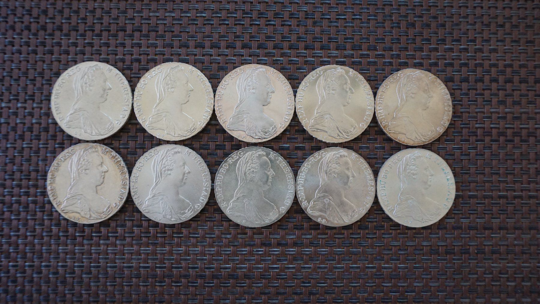 Tutti le monete: 10 x Maria Theresia Taler – Usato da Biembach venduto da Molly027